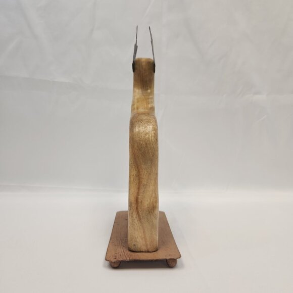 Vintage Mid-Century Wooden Crafted Reindeer Home Christmas Holiday Decor - Picture 3 of 16